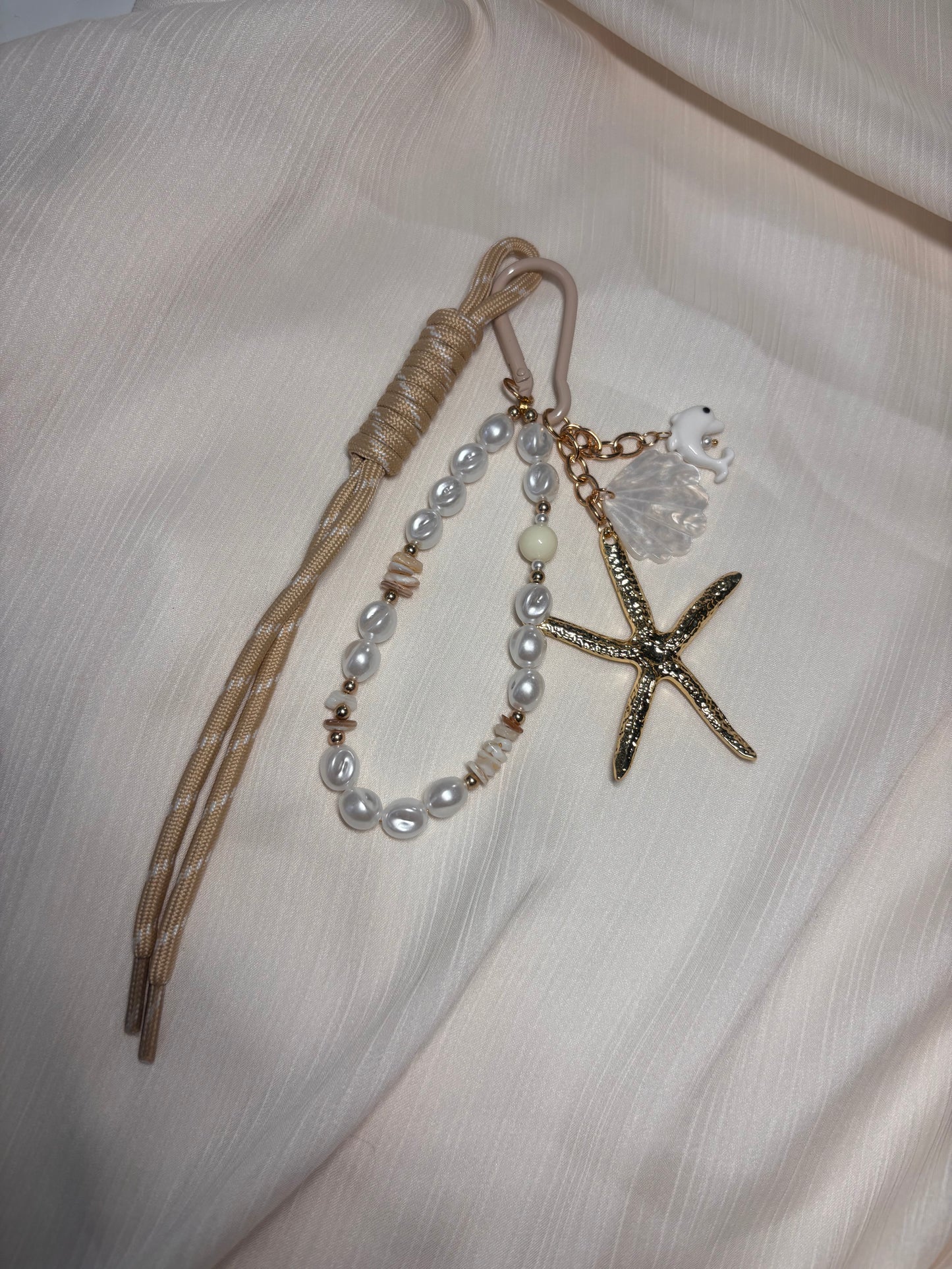 Bijou de Sac Étoile Beige