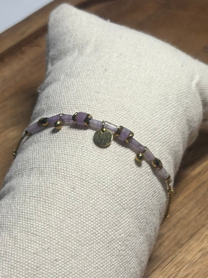 Bracelet Lilas Graphique