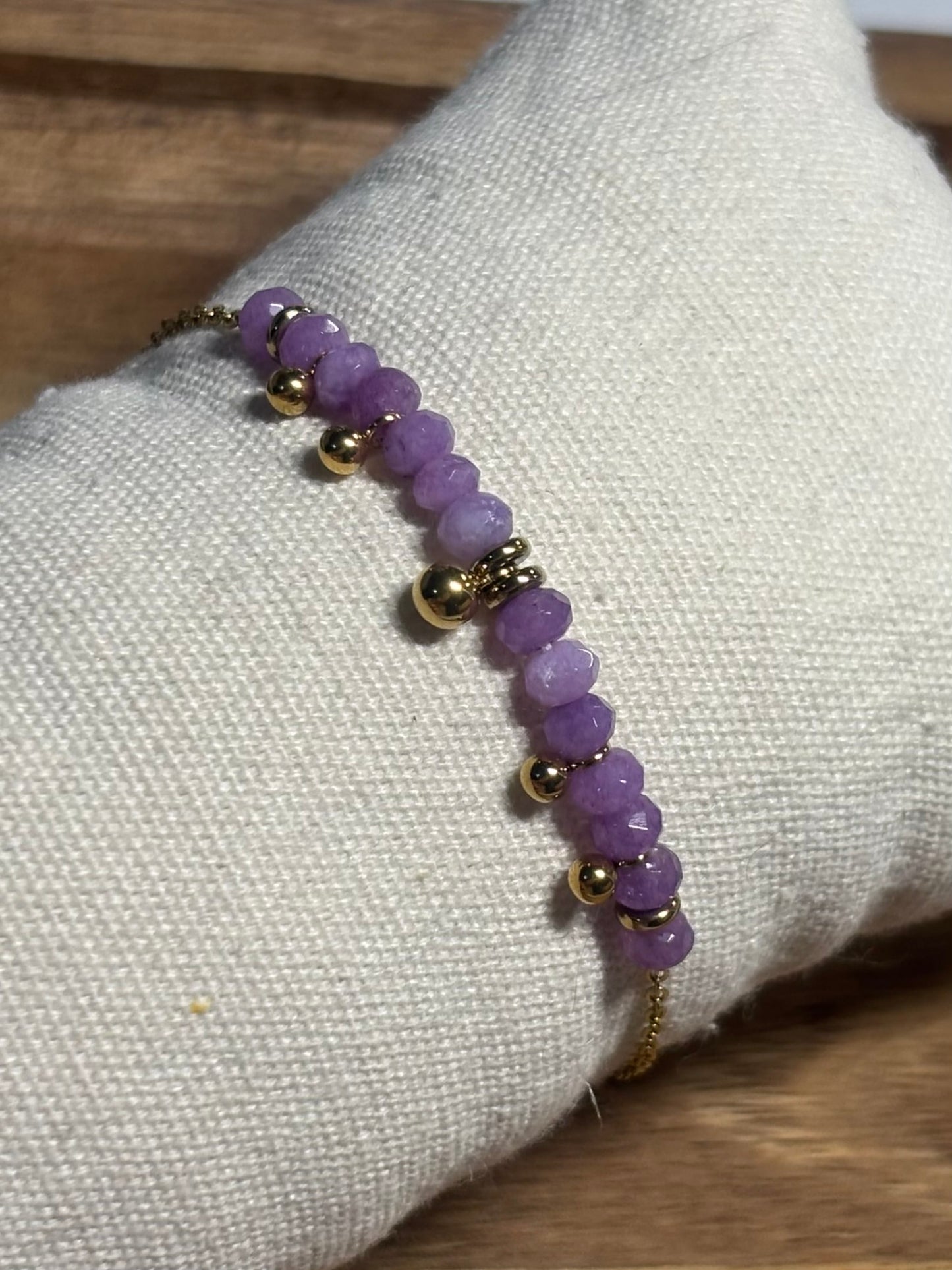 Bracelet Lune Mauve