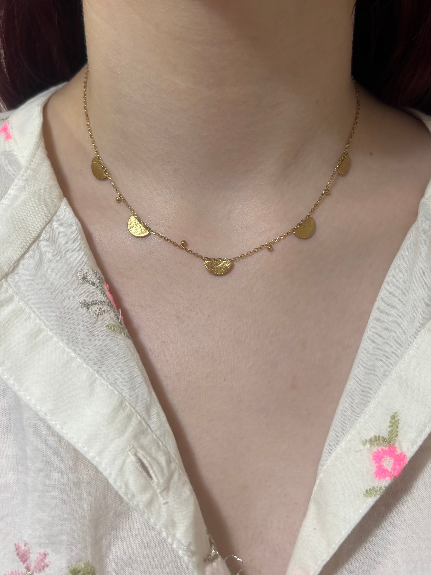 Collier Pampilles Demi Lunes