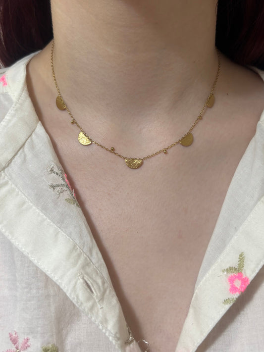 Collier Pampilles Demi Lunes