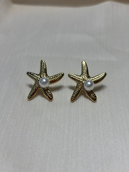 Boucles d'Oreilles Etoiles de Mer