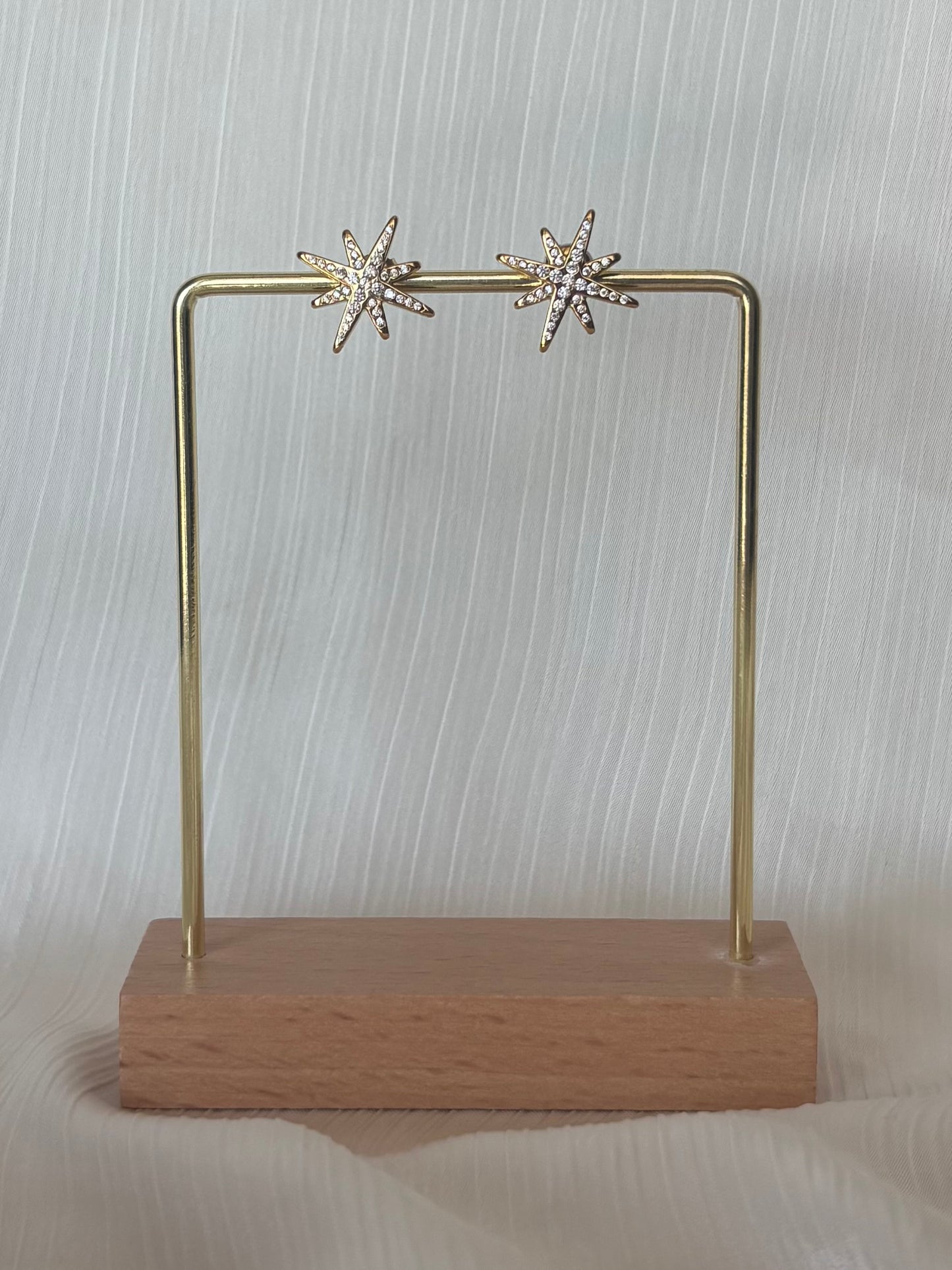 Boucles D'Oreilles Etoiles Scintillantes