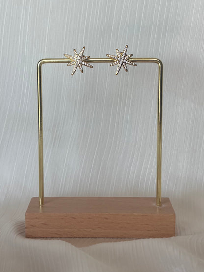 Boucles D'Oreilles Etoiles Scintillantes