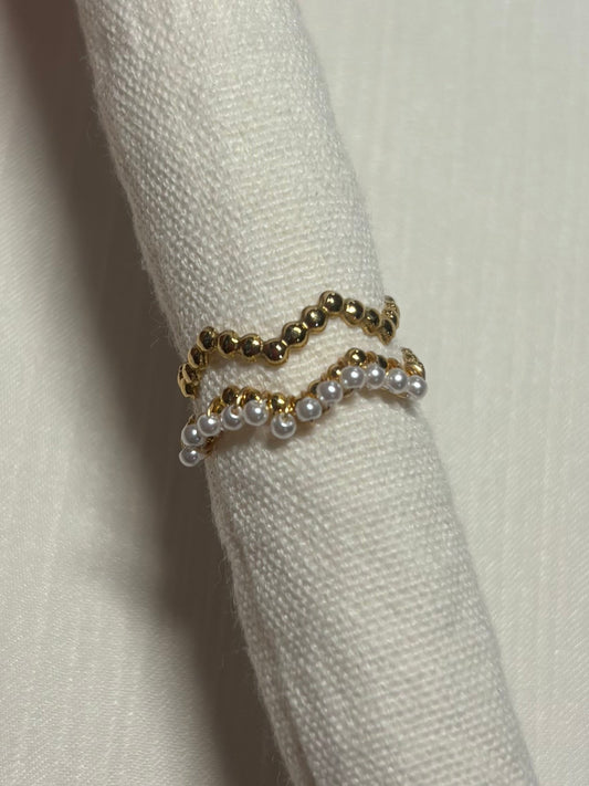 Bague Vague de Perles