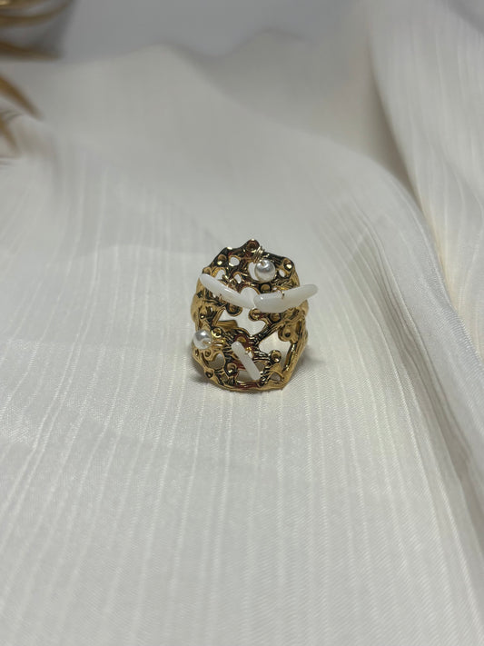 Bague Corail