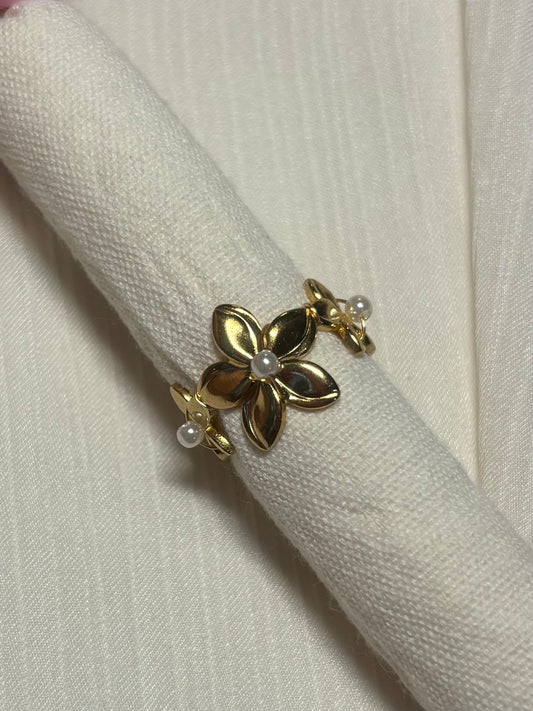 Bague fleur Précieuse