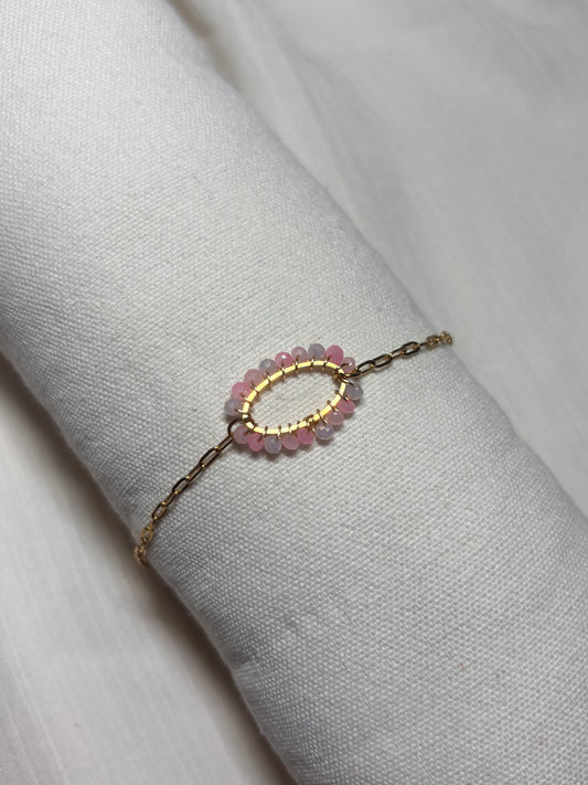Bracelet Ovale Rose