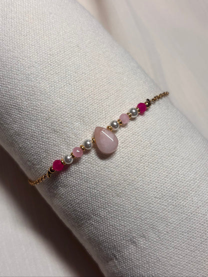 Bracelet Goutte Rose
