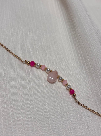Bracelet Goutte Rose