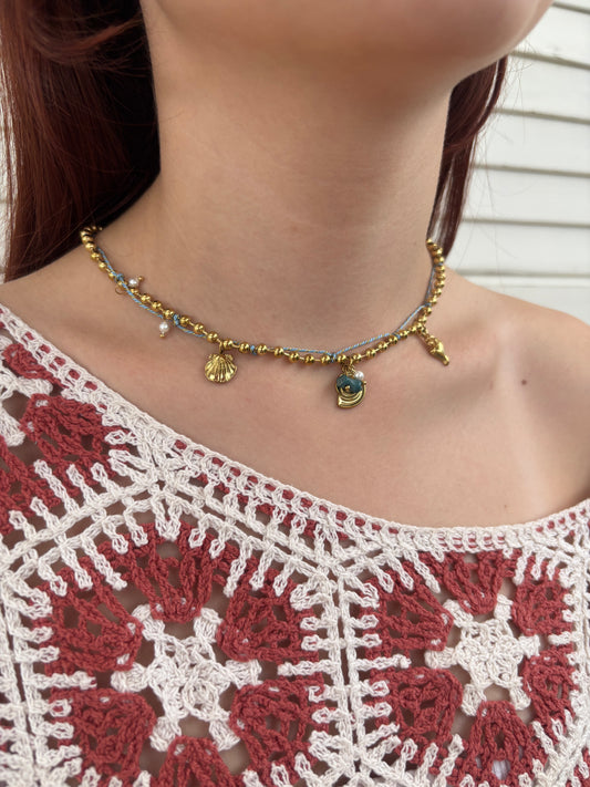 Collier Océan Doré