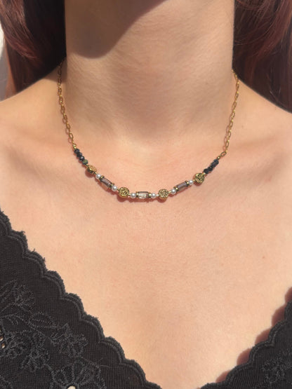 Collier Minuit Doré