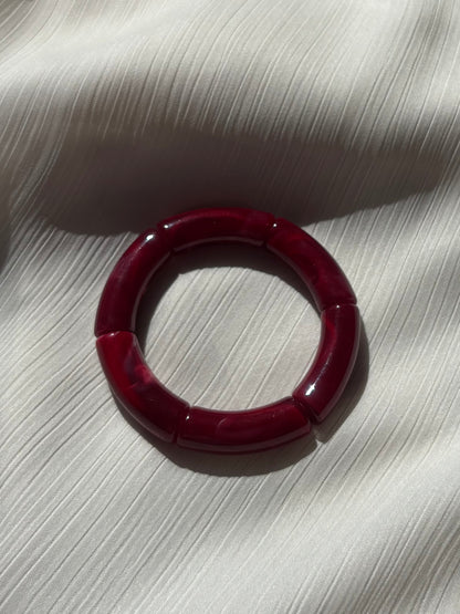 Bracelet Elastique Bordeaux
