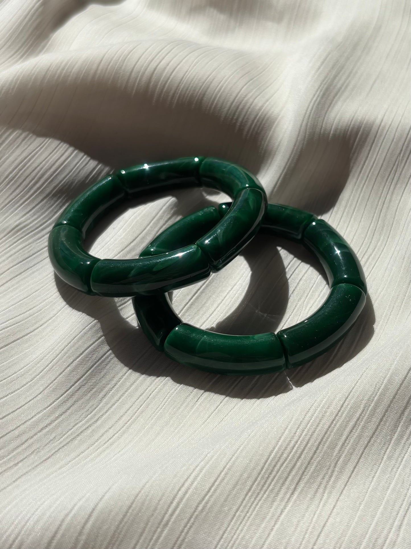 Bracelet élastique Vert Foncé