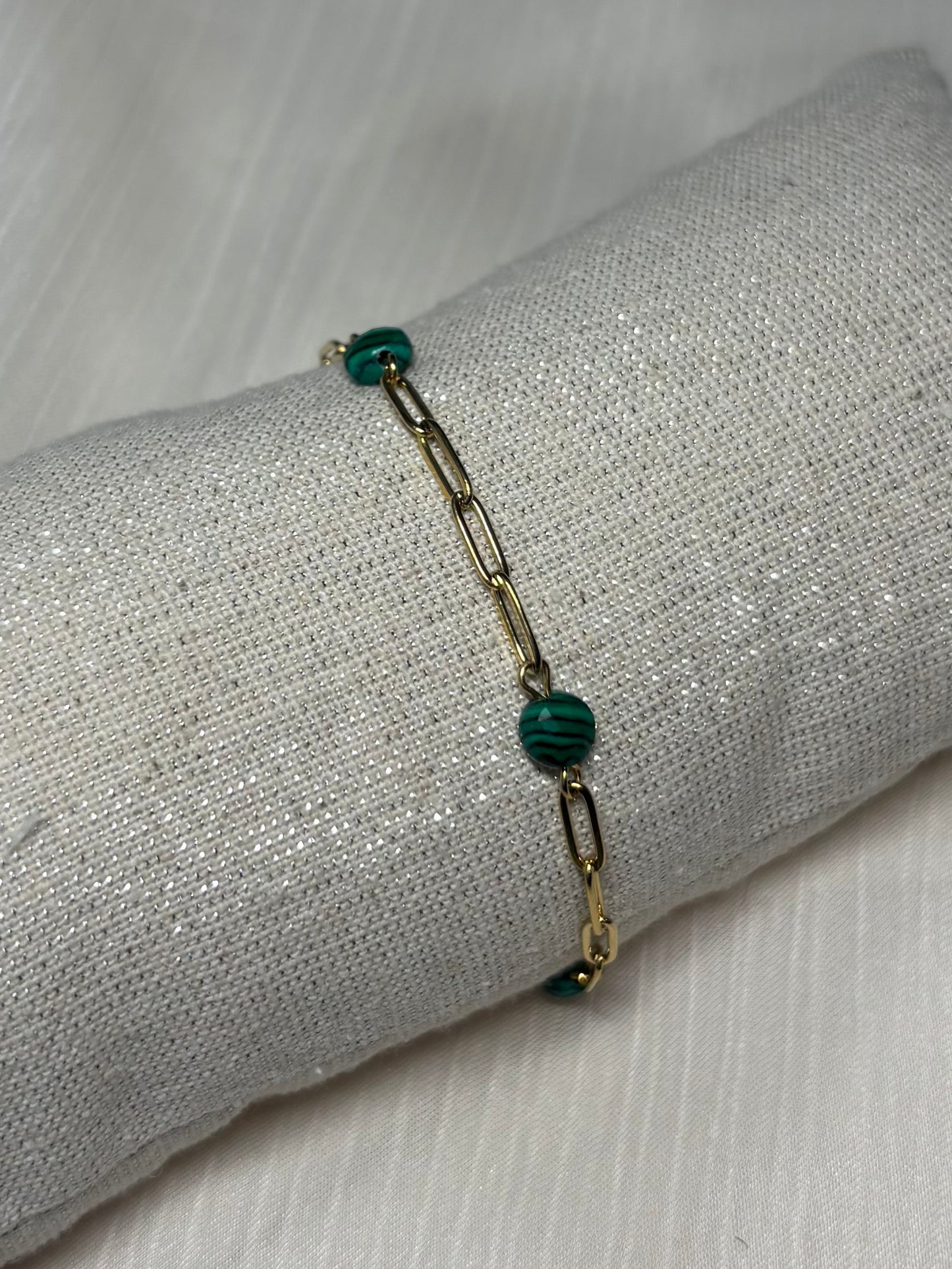 Bracelet Onde Verte