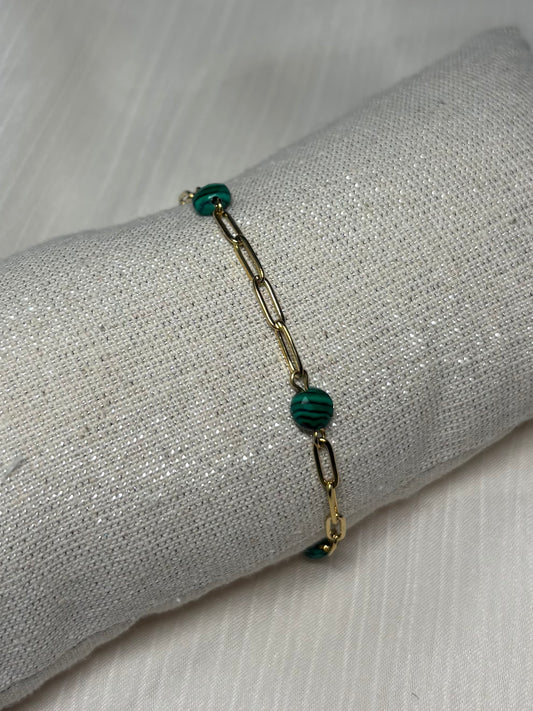 Bracelet Onde Verte