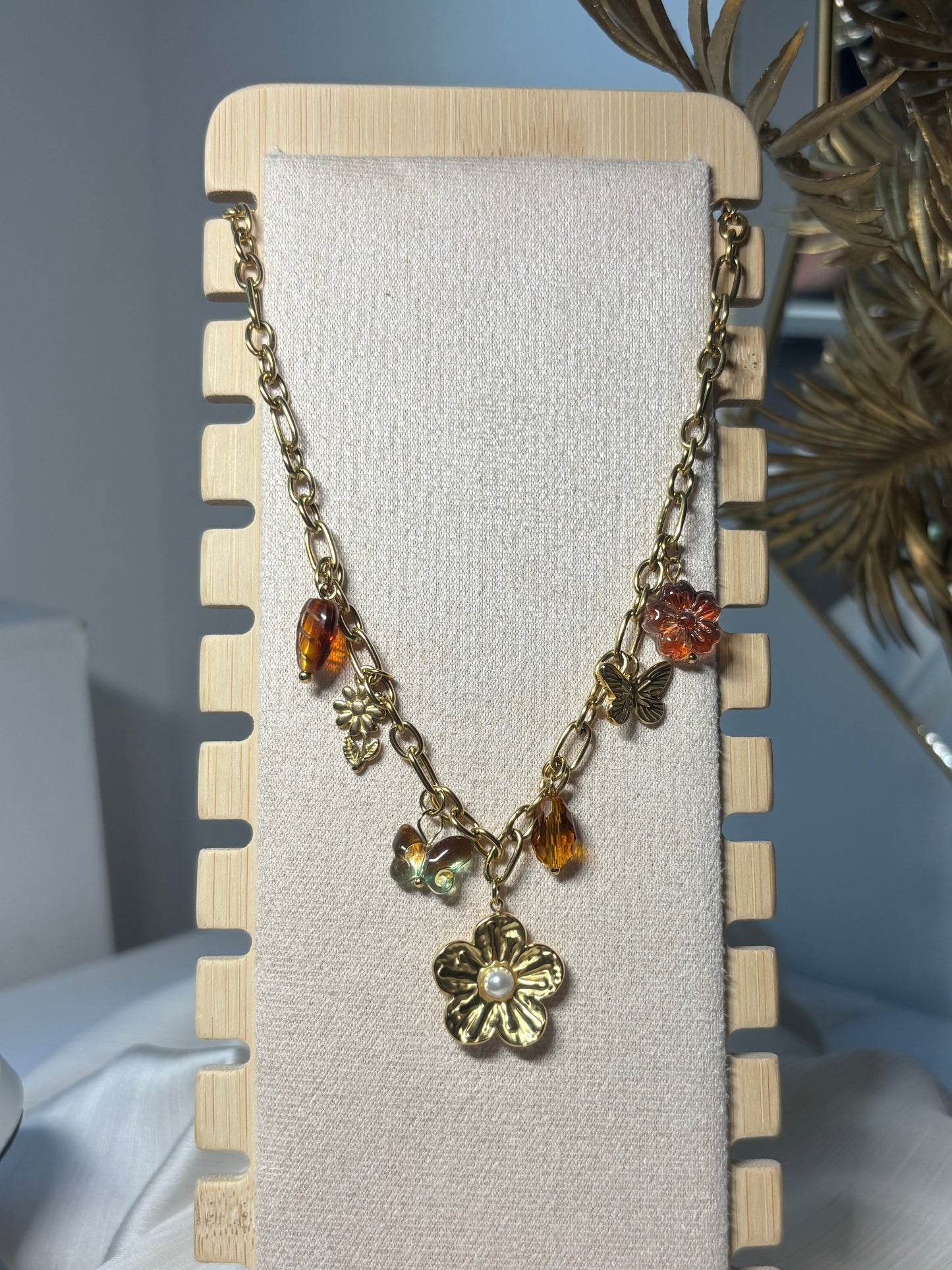 Collier Feuilles d'Automne