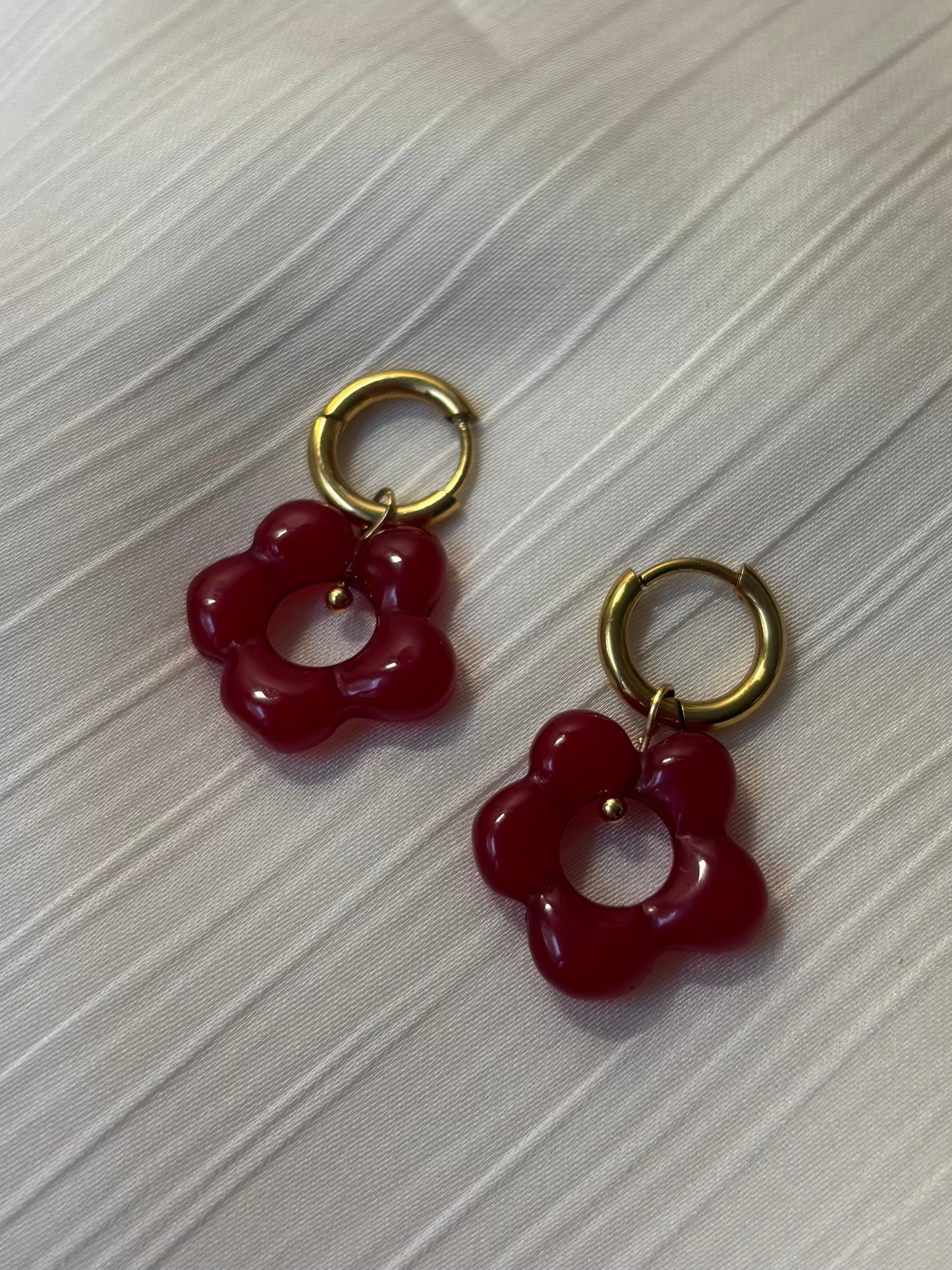 Mini Créoles Fleurs