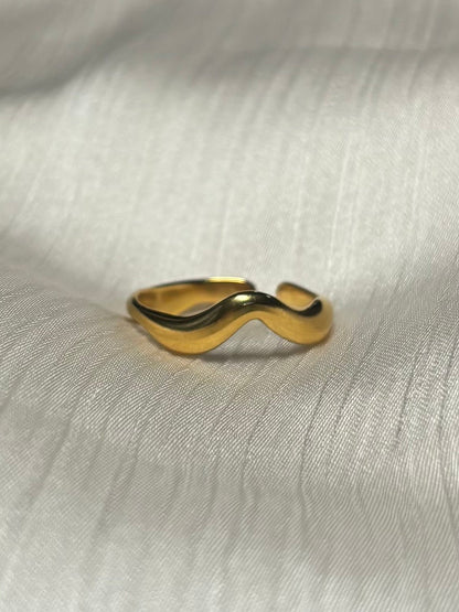 Bague Vague Minimaliste