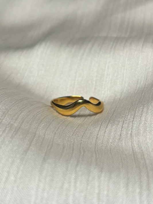Bague Vague Minimaliste