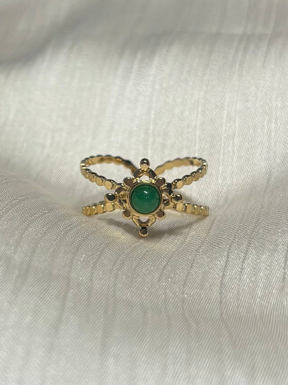 Bague Astre Vert