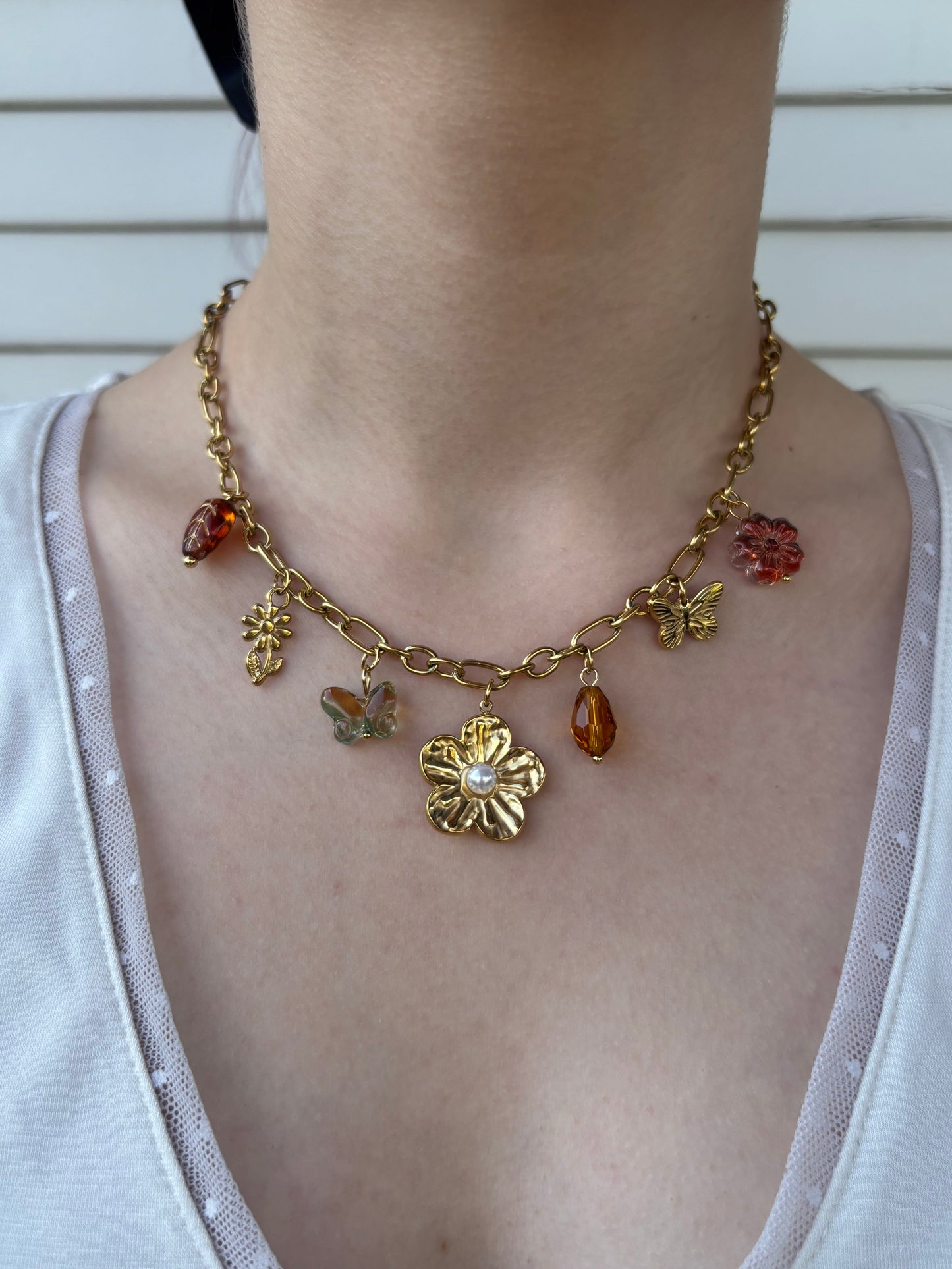 Collier Feuilles d'Automne