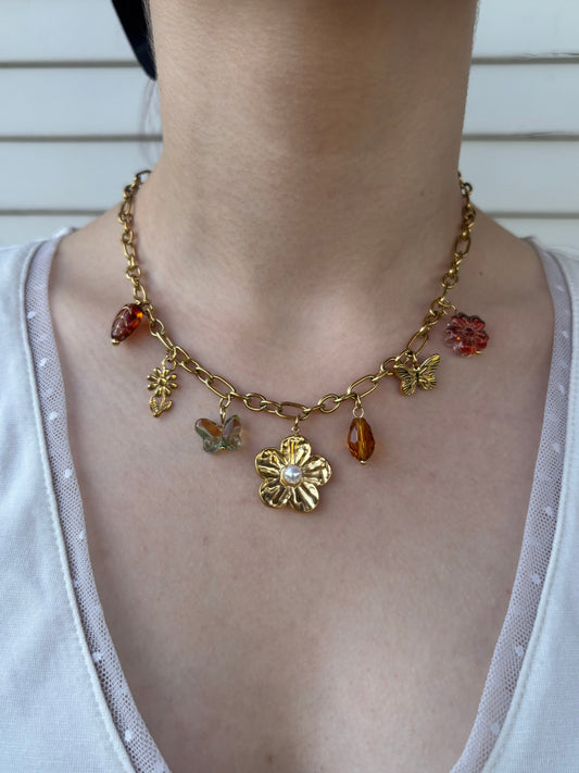 Collier Feuilles d'Automne