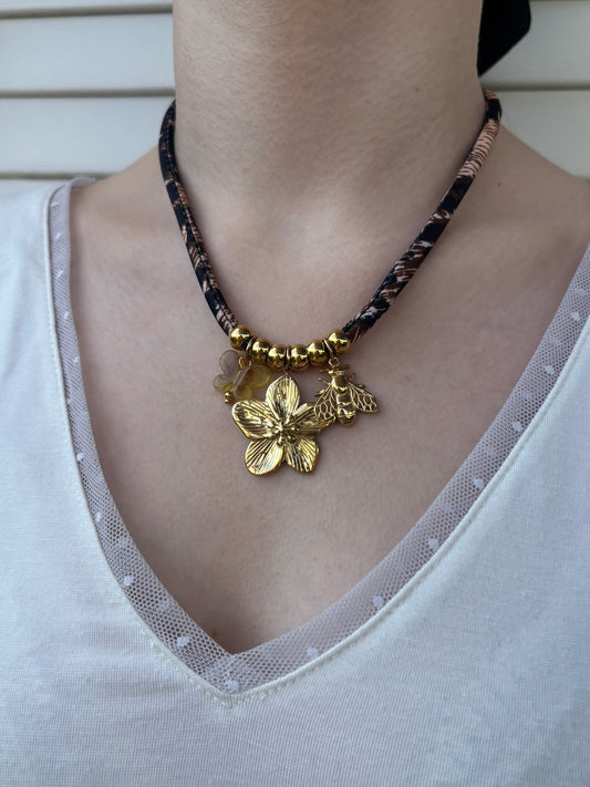 Collier Abeille Sauvage