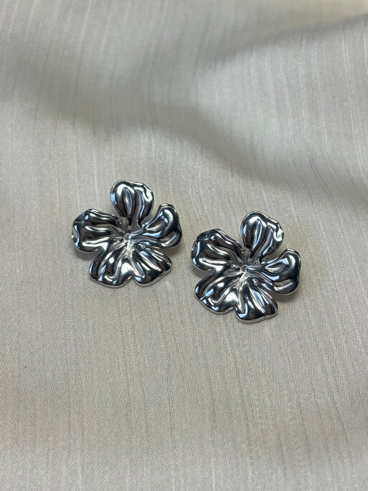 Boucles d'oreilles Fleurs Ondulées