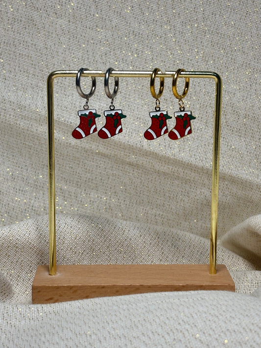 Boucles de Noël Chaussettes