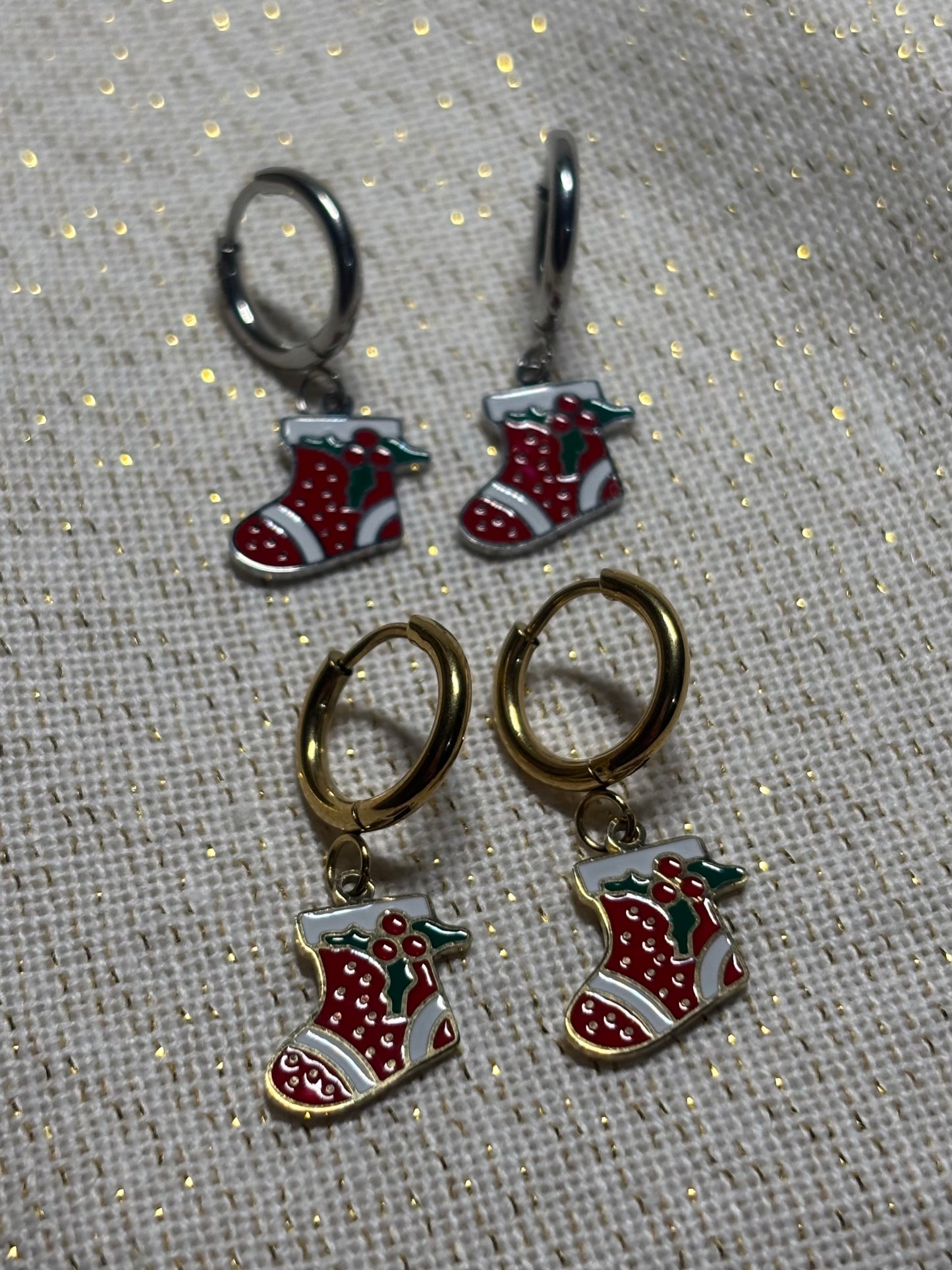 Boucles de Noël Chaussettes