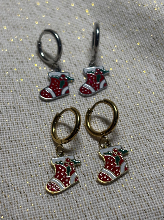 Boucles de Noël Chaussettes