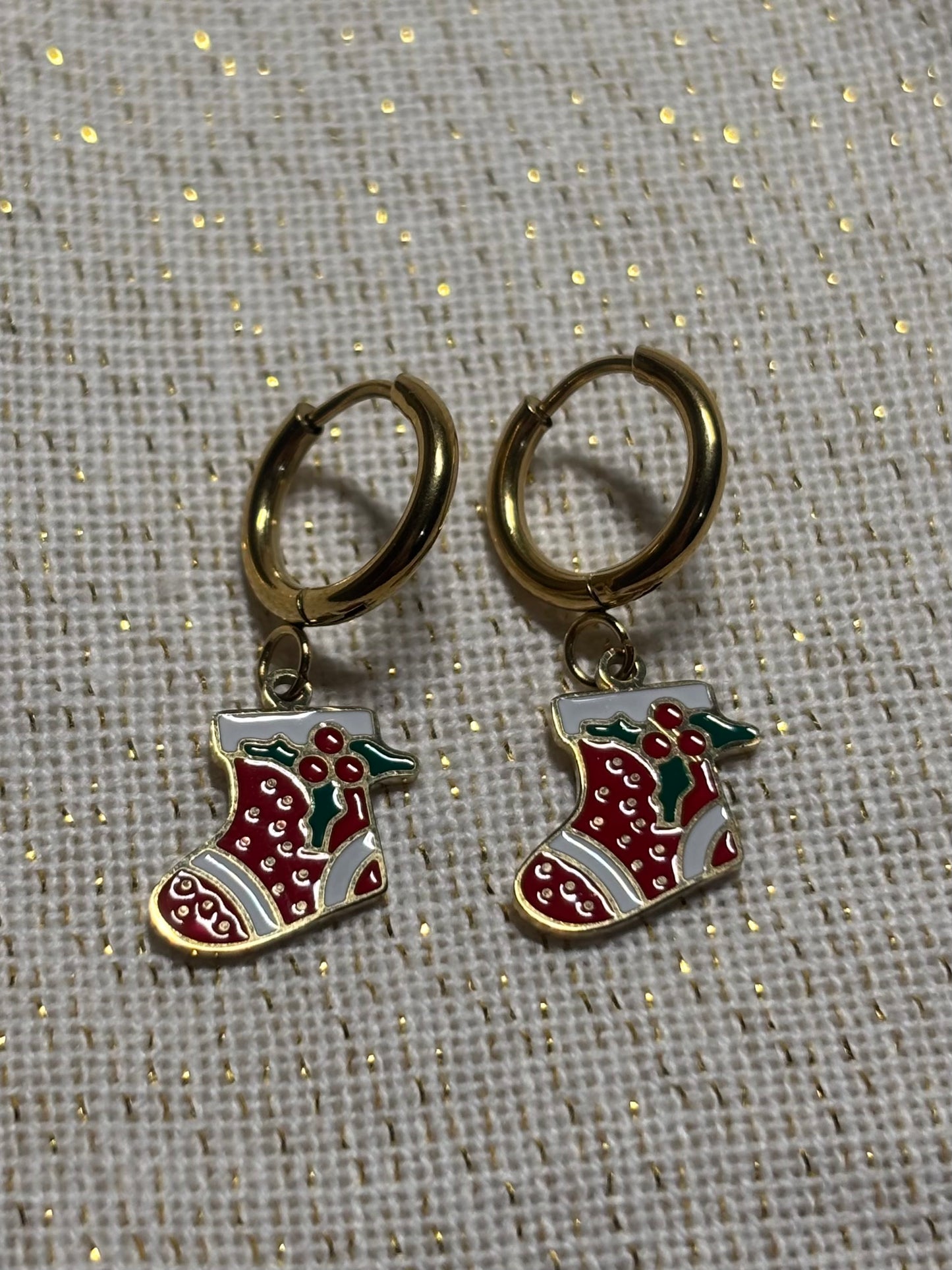 Boucles de Noël Chaussettes