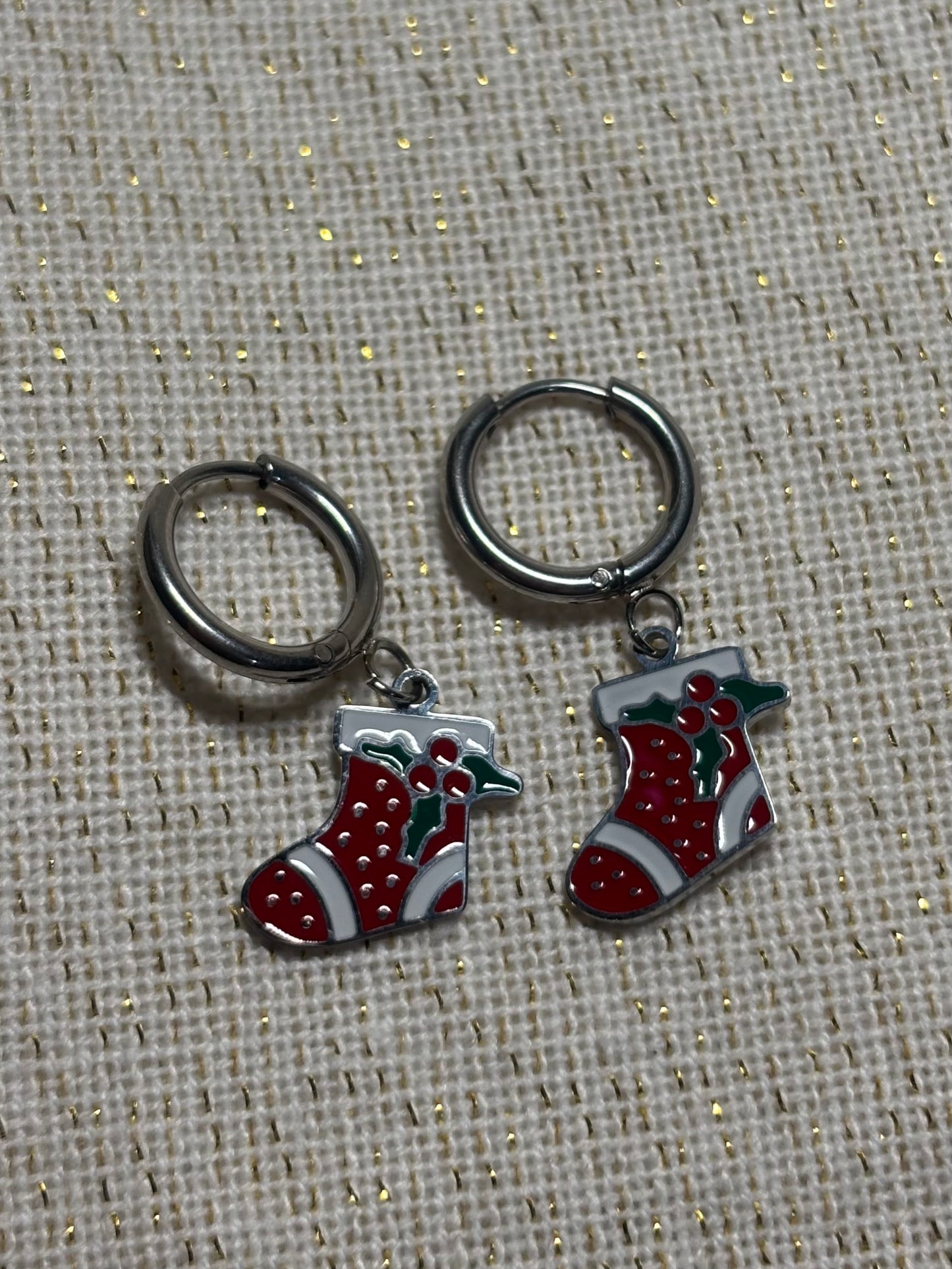 Boucles de Noël Chaussettes