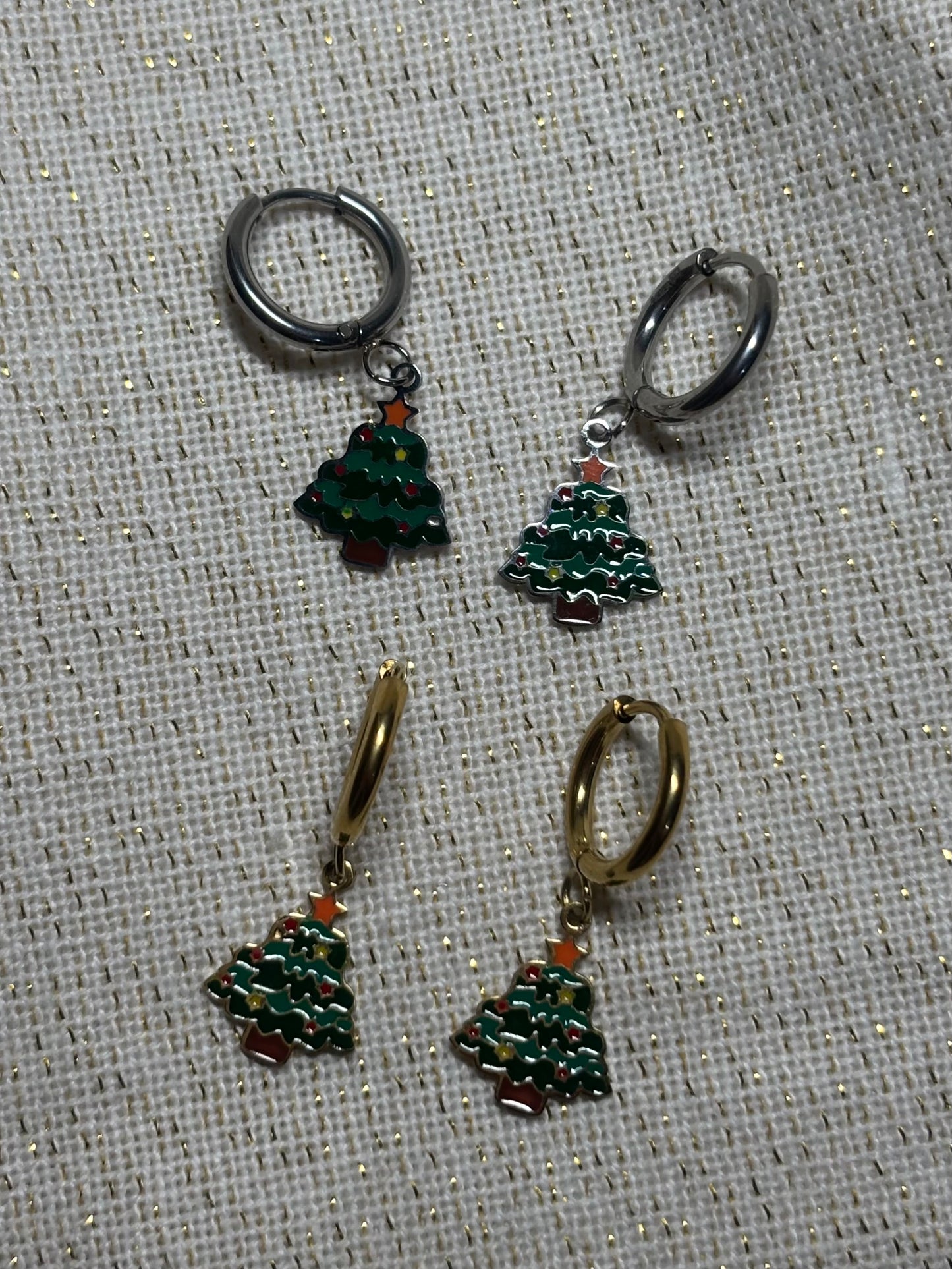 Boucles de Noël Sapin