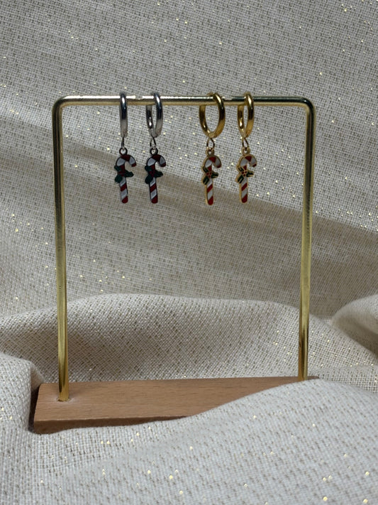 Boucles de Noël Sucre d'Orge