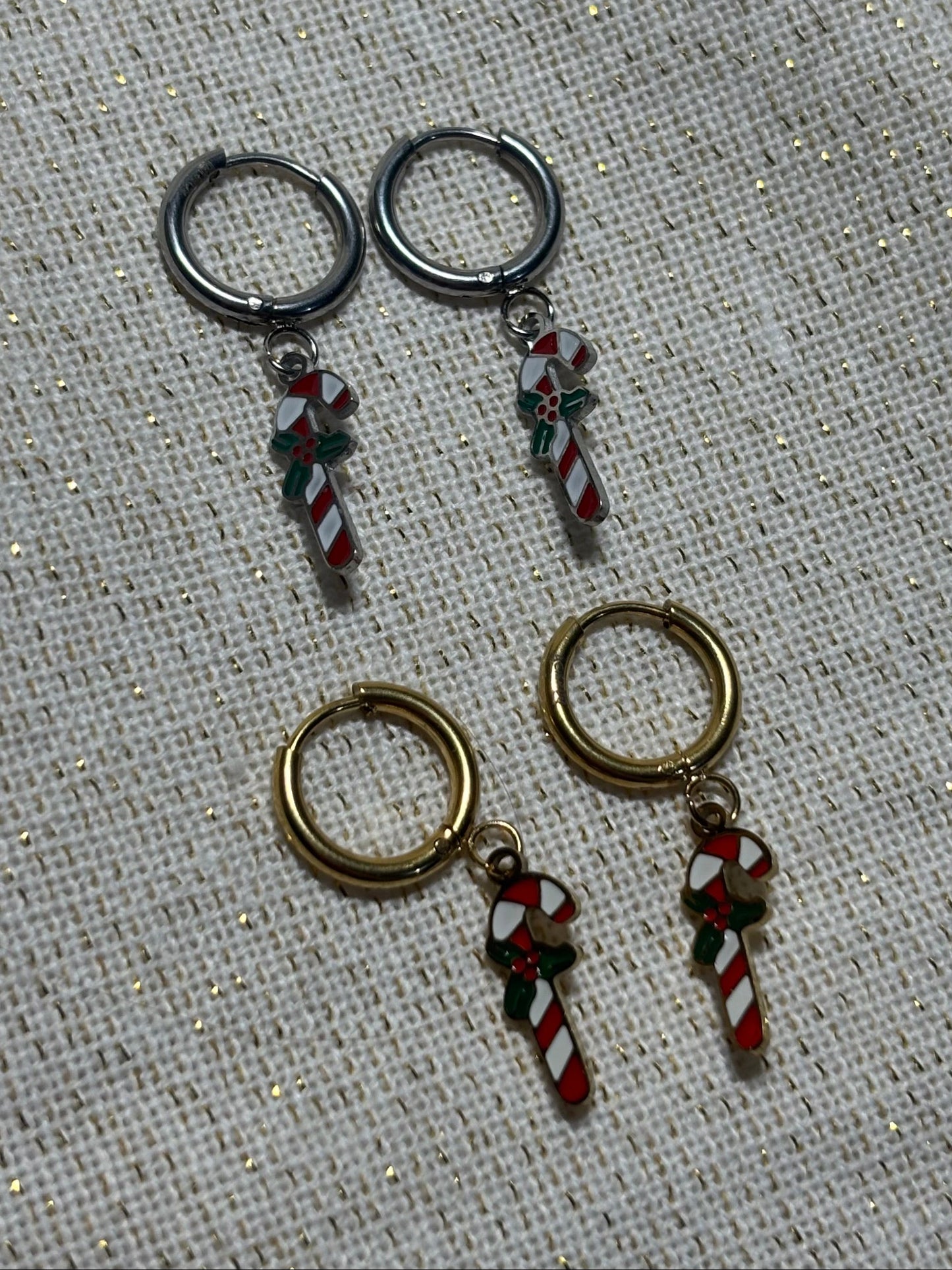 Boucles de Noël Sucre d'Orge