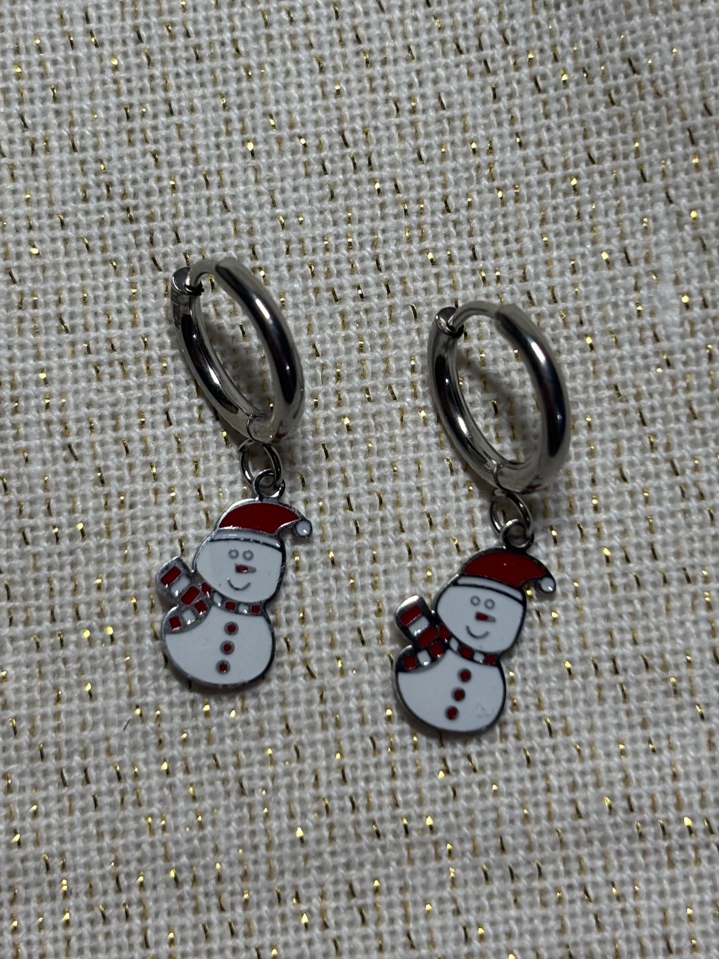 Boucles de Noël Bonhommes de Neige