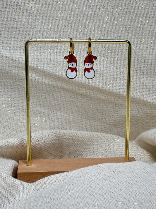 Boucles de Noël bonhommes de neige