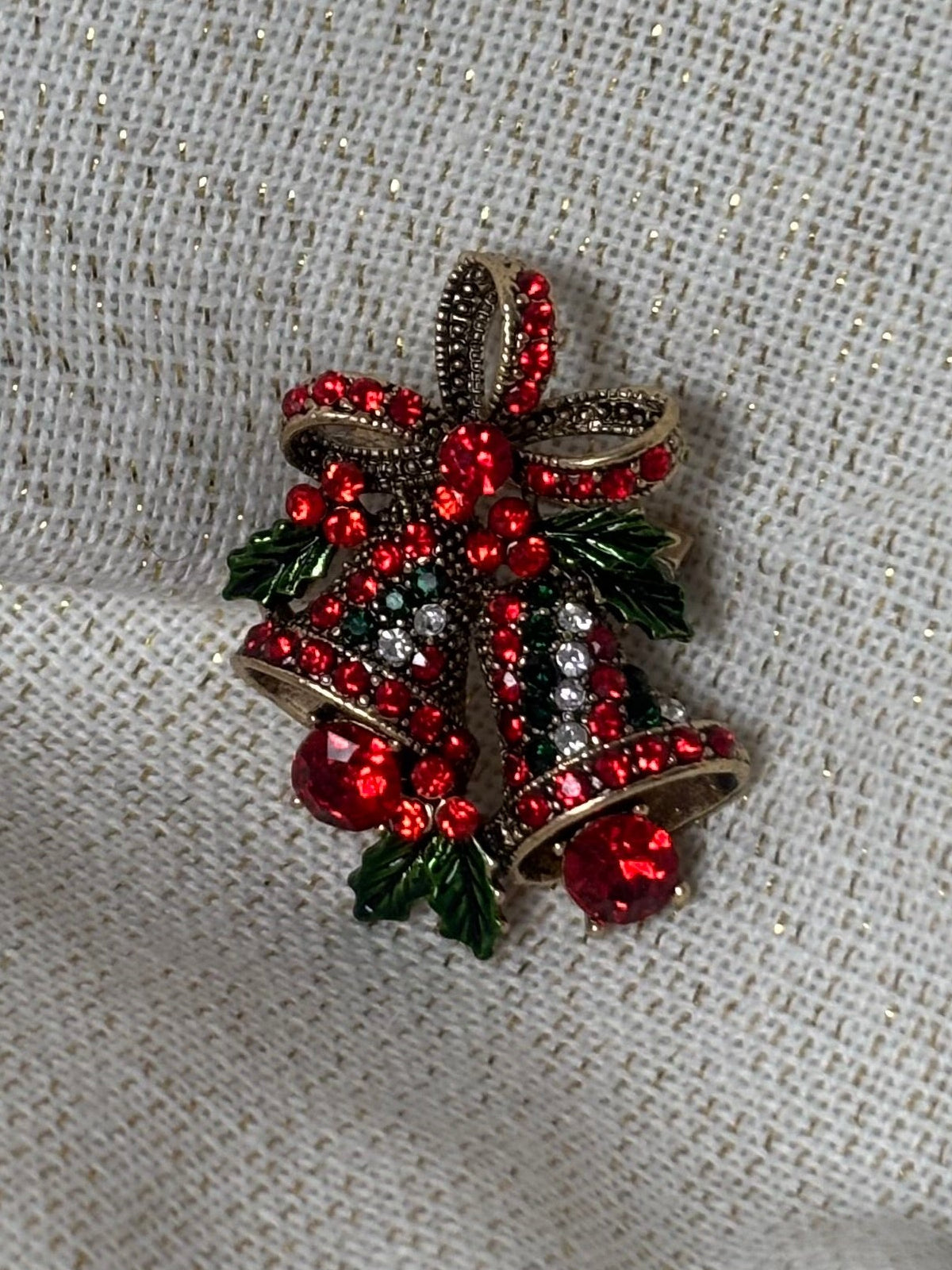Broche Cloche de Noël
