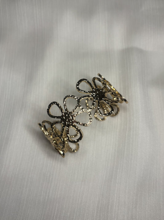 Jonc Fleurs sculptées doré