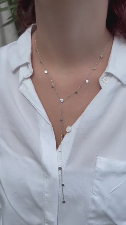 Collier Y Pampilles - Argenté